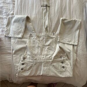 Free people overalls XS- cream